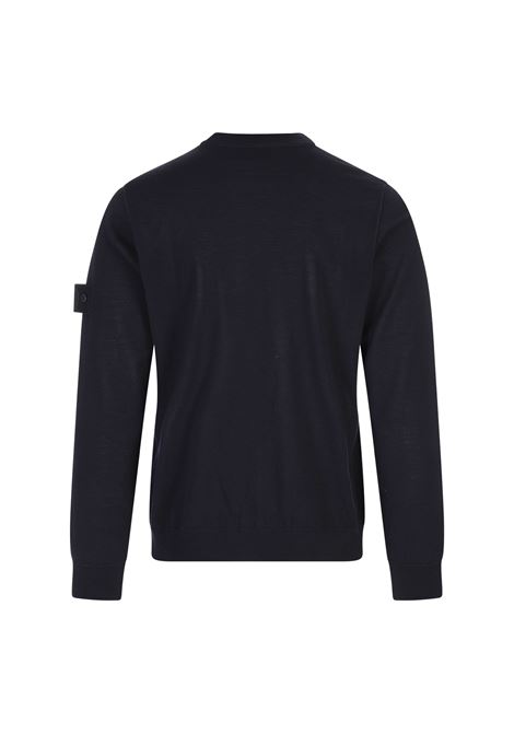 Maglione Blu In LIGHT RWS PURE WOOL_ STONE ISLAND GHOST STONE ISLAND | K1S155100066-S00FCV0020